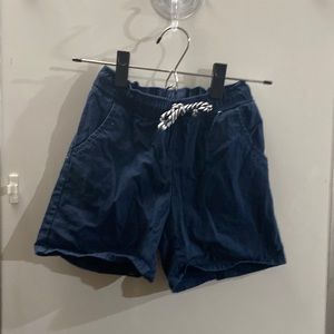 Blue chino shorts